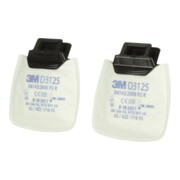 Rundpartikelfilter D3125 EN143:2000/A1:2006 P2R f.Ser.Secure Click 2 St./Btl.3M-1