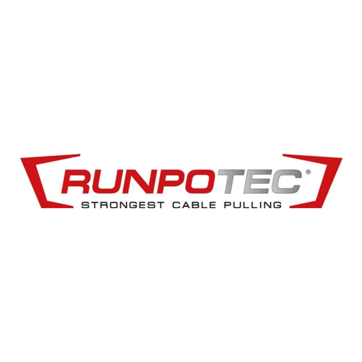 RUNPOTEC câble de tirage RUNPOFIX 4 pcs avec capuchon de protection et crochet, set de 4