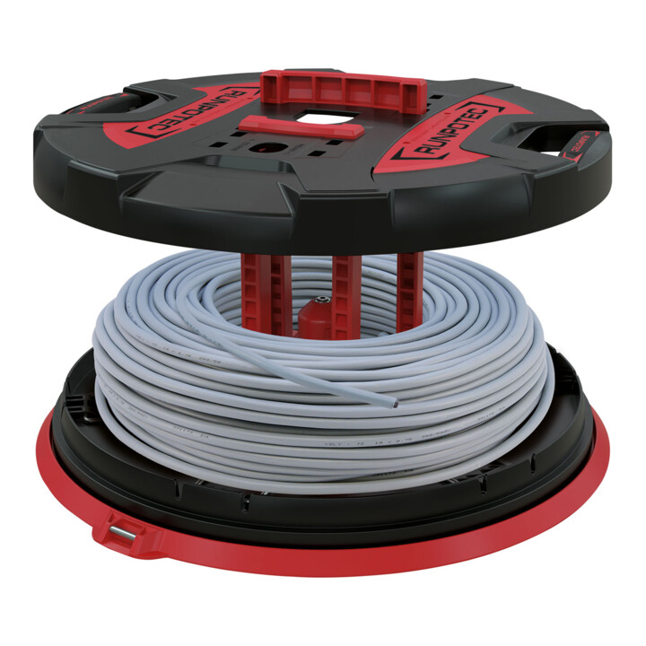 Runpotec Dérouleur de câble professionnel XB 500 T avec extension télescopique