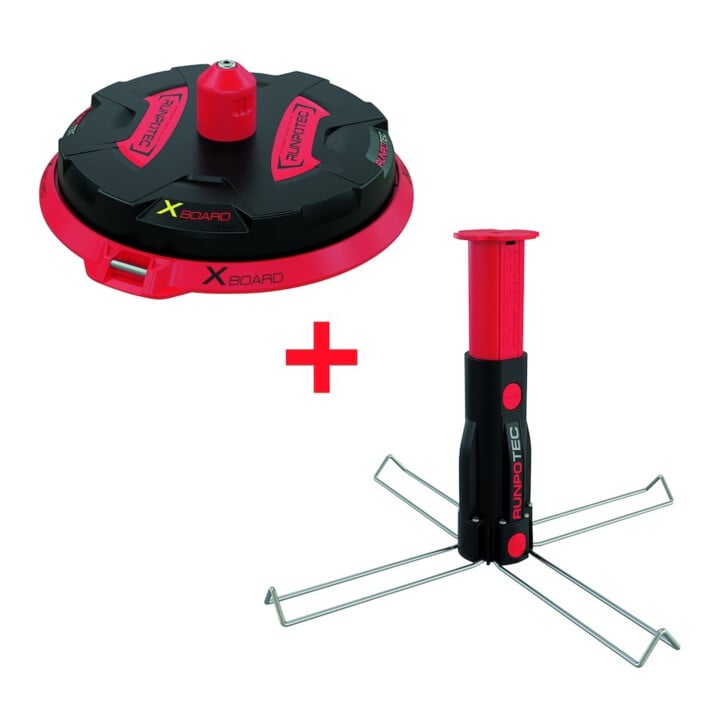 RUNPOTEC Ensemble dérouleur de bobine de câble XB 300 avec Multidorn