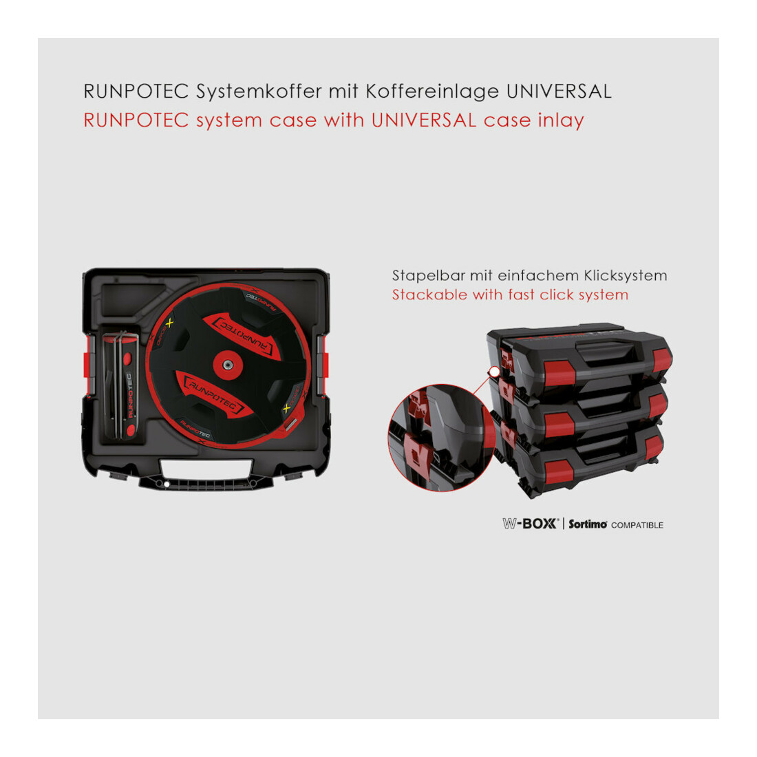 RUNPOTEC Ensemble dérouleur et tirage Rrunpo5 + XB 300Multi-Set