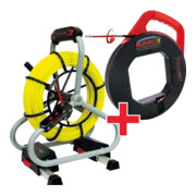 Runpotec Glasfaserstab Profi-Set Länge 30 u. 60m D.4,5mm-4