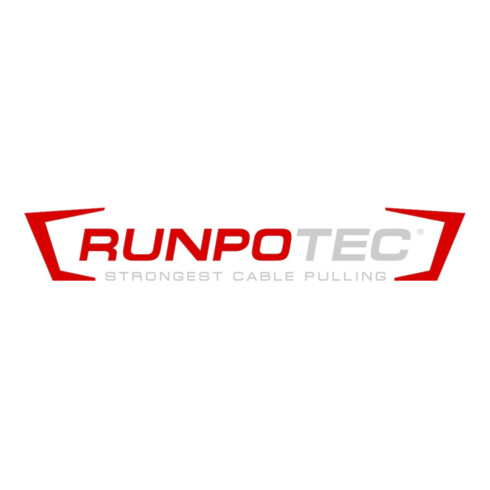 Runpotec Glasfaserstab Profi-Set Länge 30 u. 60m D.4,5mm