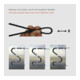 Runpotec glasvezelstaaf professionele set lengte 30 en 60m D.4,5mm
