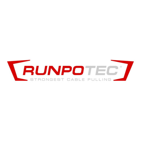 Runpotec glasvezelstaaf professionele set lengte 60m D.4,5mm
