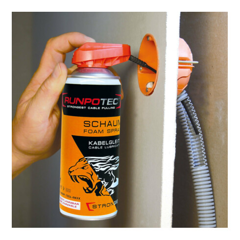 Runpotec Kabelgleitmittel 400 ml Dose Schaum