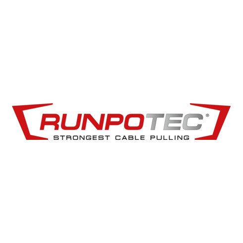 Runpotec Kabeltreklus RUNPOFIX 4-delig met beschermkap en haak Set van 4