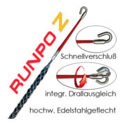 Runpotec Kabelziehstrumpf RunpoZ 6-9mm 20273
