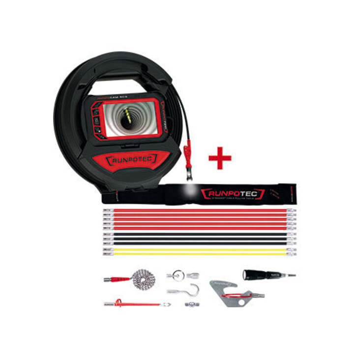 Runpotec Multifunktionskamera-Set Runpocam RC3 15m Runposticks