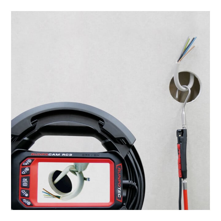 Runpotec Set caméra multifonction Runpocam RC3 15m Runposticks