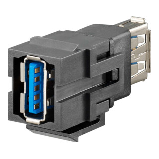 Rutenbeck Adaptateur de communication Keystone KMK-USB 3.0 noir