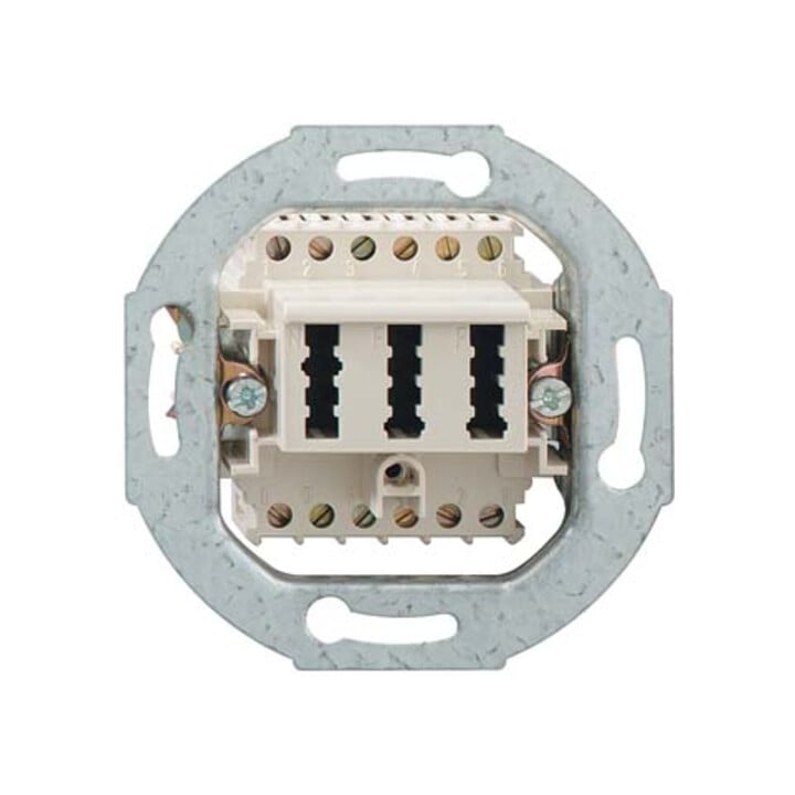 Rutenbeck Anschlußdose TAE 2x6/6NFF Up0 rw