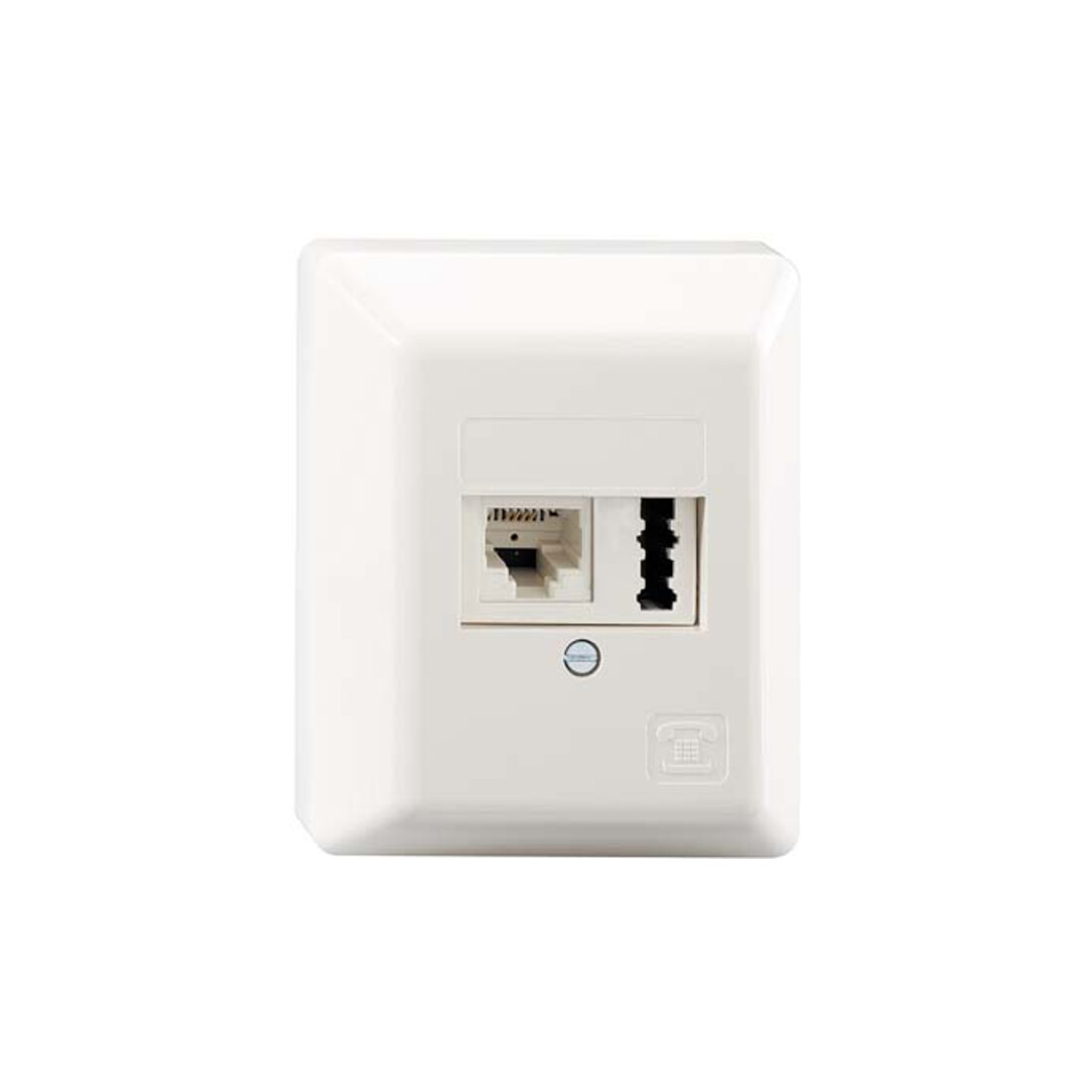 Rutenbeck Anschlußdose TAE6 F+N Ap rw IAE/UAE8(6)#13311101