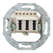 Rutenbeck Boîte de connexion TAE encastrée 3x6 NFN Up0 rouge-1