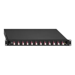 Rutenbeck Boîte de raccordement BasicLine 12xLC-D OM4 erika