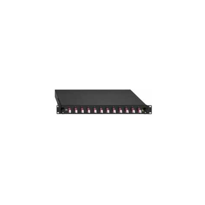 Rutenbeck Boîte de raccordement BasicLine 12xLC-D OM4 erika