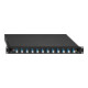 Rutenbeck Boîte de raccordement BasicLine 12xLC-D OS2 bleu 2280303120