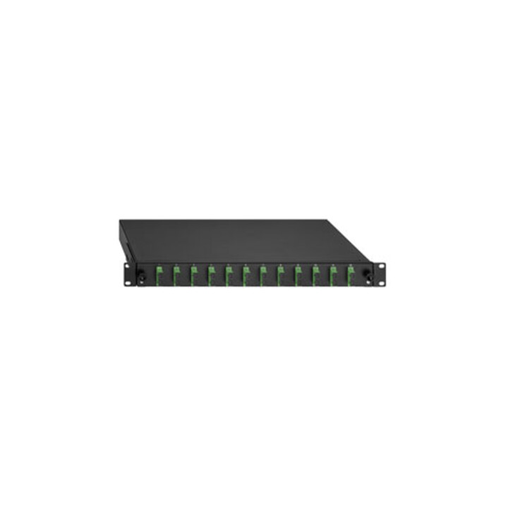 Rutenbeck Boîte de raccordement BasicLine 12xSC-D OM5 verte 2280307120