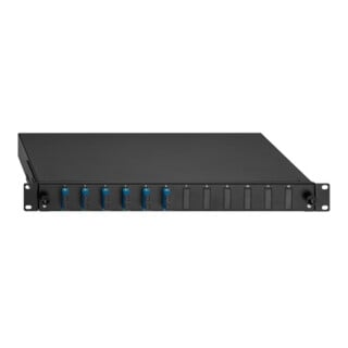 Rutenbeck Boîte de raccordement BasicLine 6xSC-D OS2 bleu 2280308060