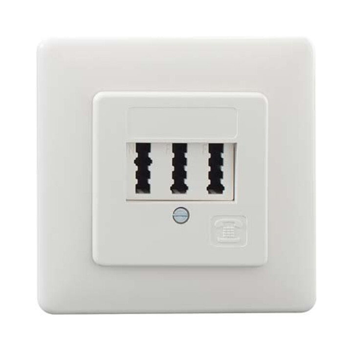 Rutenbeck Boîtier de connexion TAE 2x6/6NFF Up rw