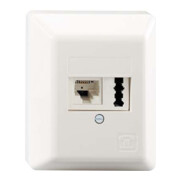 Rutenbeck Boîtier de raccordement TAE6 avec neutre Ap rw IAE/UAE8(6)#13311101-1