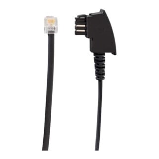 Rutenbeck Câble adaptateur TAE/UAE 0,5 m noir line21-Adap
