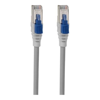 Rutenbeck Câble de raccordement Cat.6A S/FTP 1,0m gris PKV Cat6Aiso