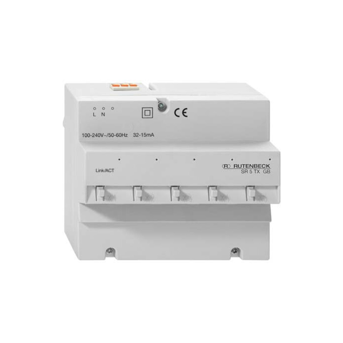 Rutenbeck Gigabit-Switch für REG Montage SR 10TX GB