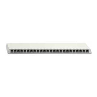 Rutenbeck Patchpanel PP-Cat.6A 24 Port geschirmt reinweiß