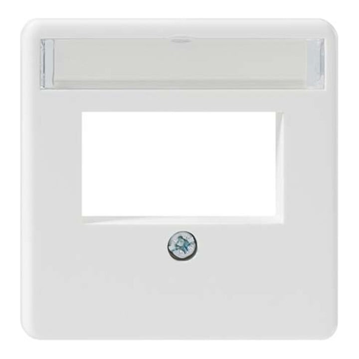 Rutenbeck Plaque centrale 2 voies, avec rws RAL9010 ZSt UM-MA 2 rws