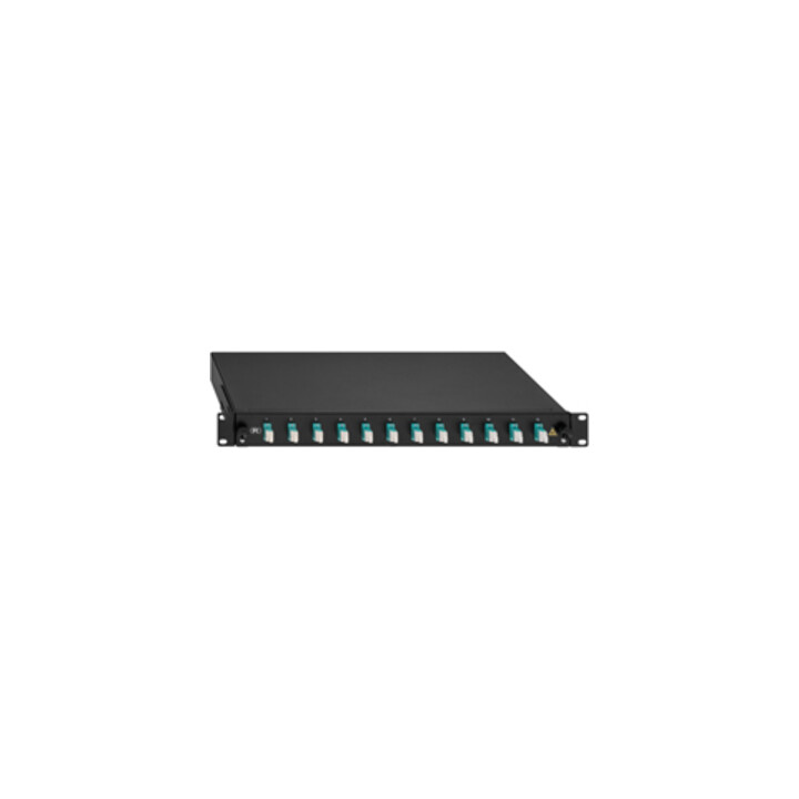 Rutenbeck Spleissbox BasicLine 12xLC-D OM3 aqua