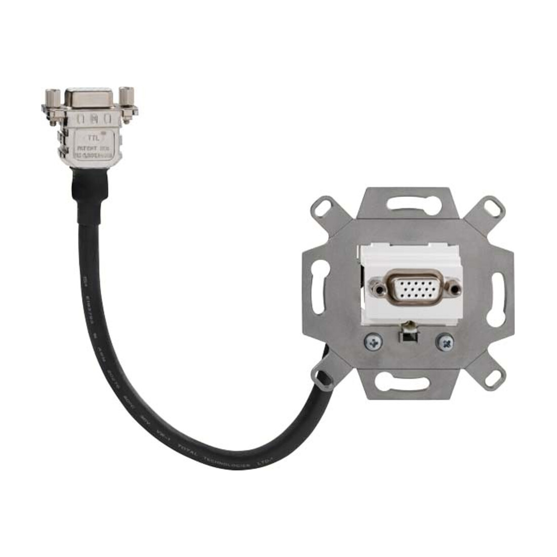 Rutenbeck VGA-Anschlussdose 1-fach KM-VGA KP Up 0 rw