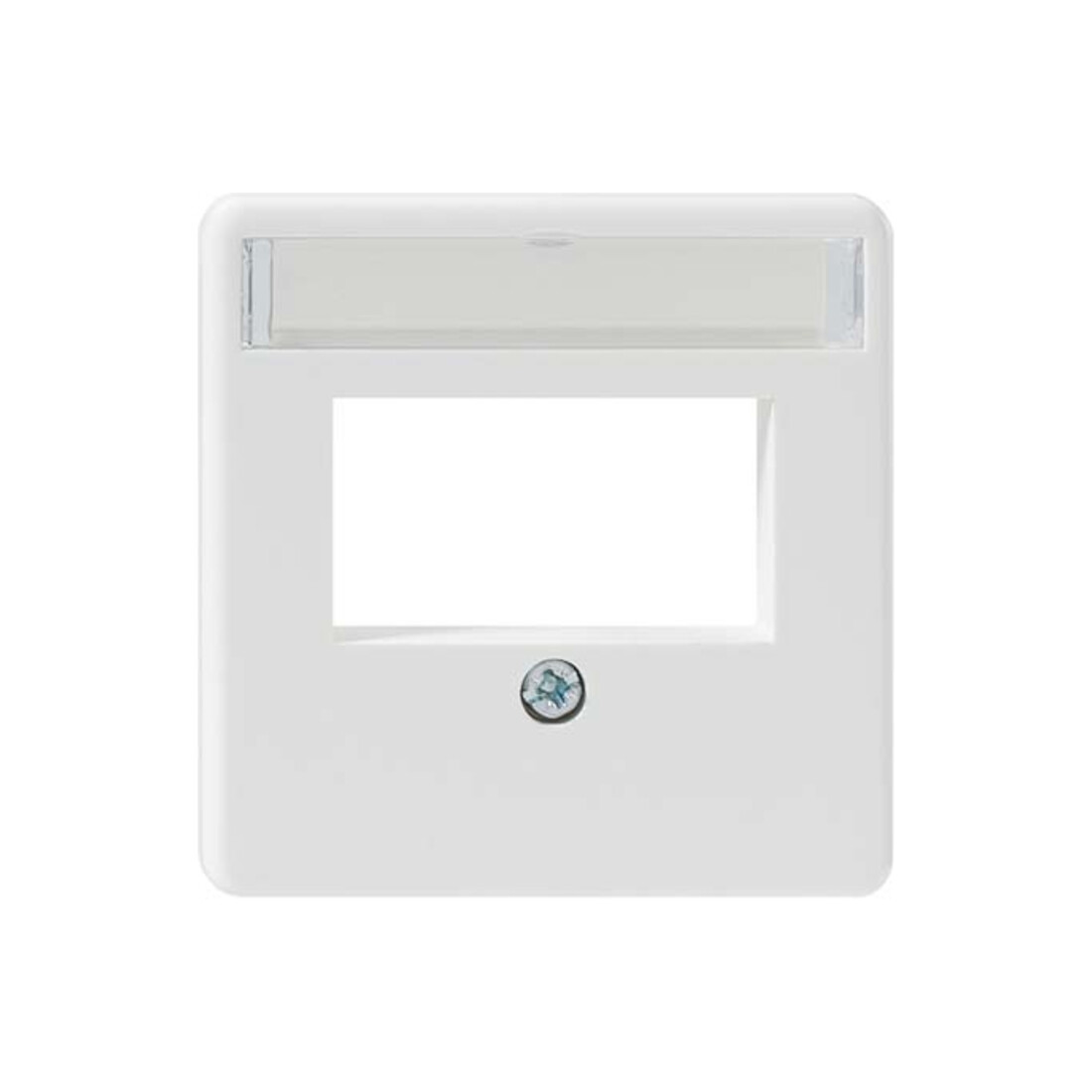 Rutenbeck Zentralplatte 2-fach,rws RAL9010 ZSt UM-MA 2 rws