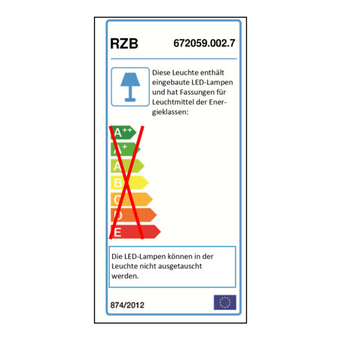 RZB LED-Notleuchte 3000K 672059.002.7