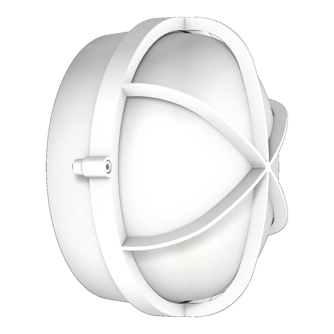 RZB Luminaire rond en aluminium moulé sous pression blanc A60 75W 51052.002