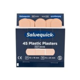 Söhngen Pansement adhésif Salvequick résistant à l'eau Contenu 45 pièces