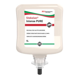 S.C. JOHNSON Crème de soins pour la peau Stokolan Intense PURE, Contenance: 1000B ml                                              </li>