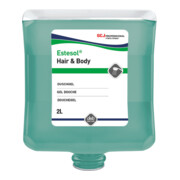 S.C. JOHNSON Gel doccia shampoo ad azione lieve Estesol Hair&Body, 2000Bml