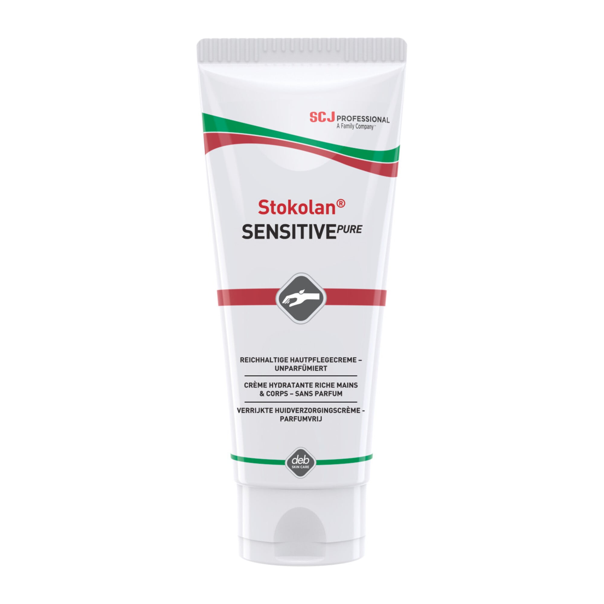 S.C. Johnson Hautpflegecreme Stokolan Sensitiv PURE, Inhalt: 100 ml ; SC Johnson Professional