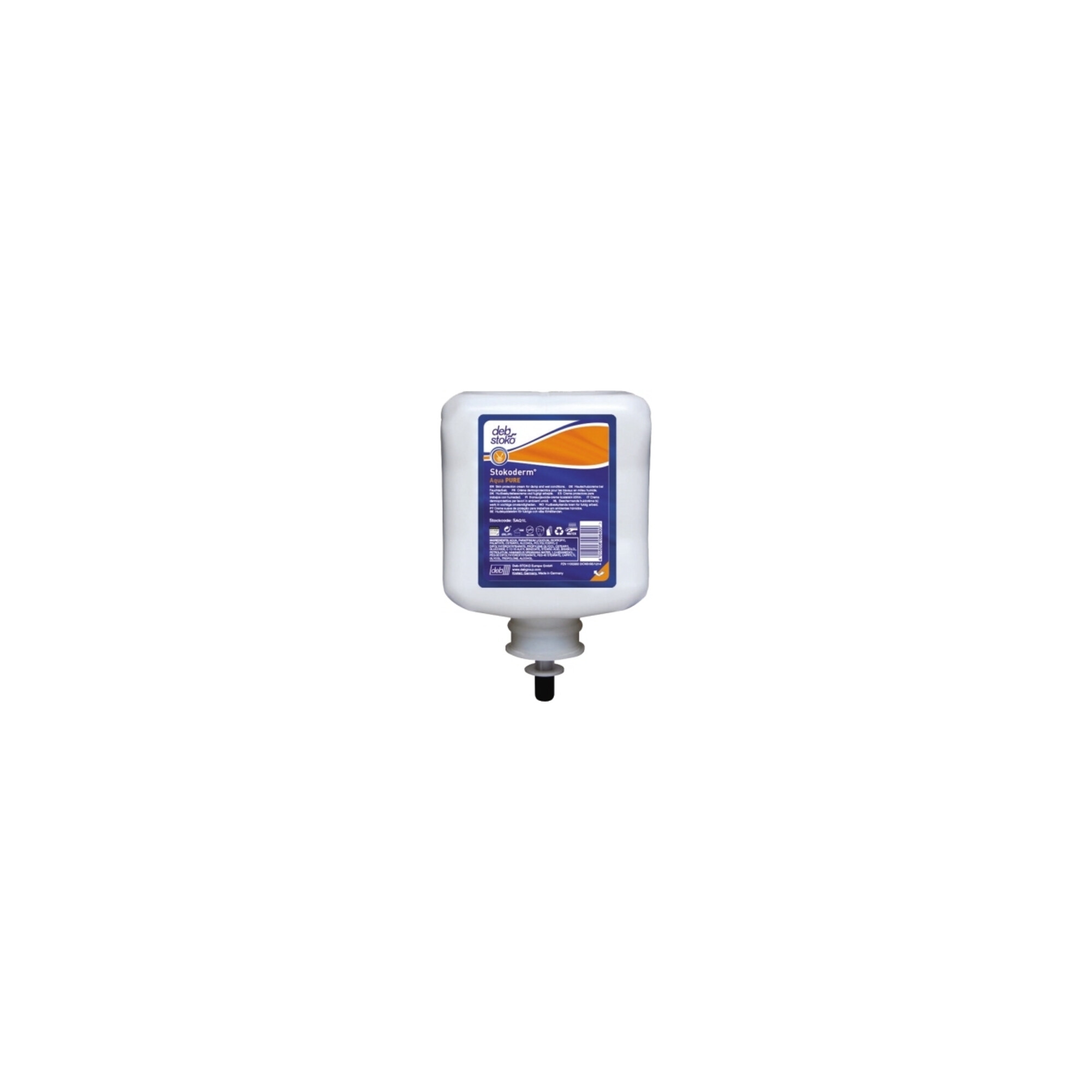 S.C. Johnson Hautschutzcreme Stokoderm Aqua PURE, Inhalt: 1000B ml ; SC Johnson Professional