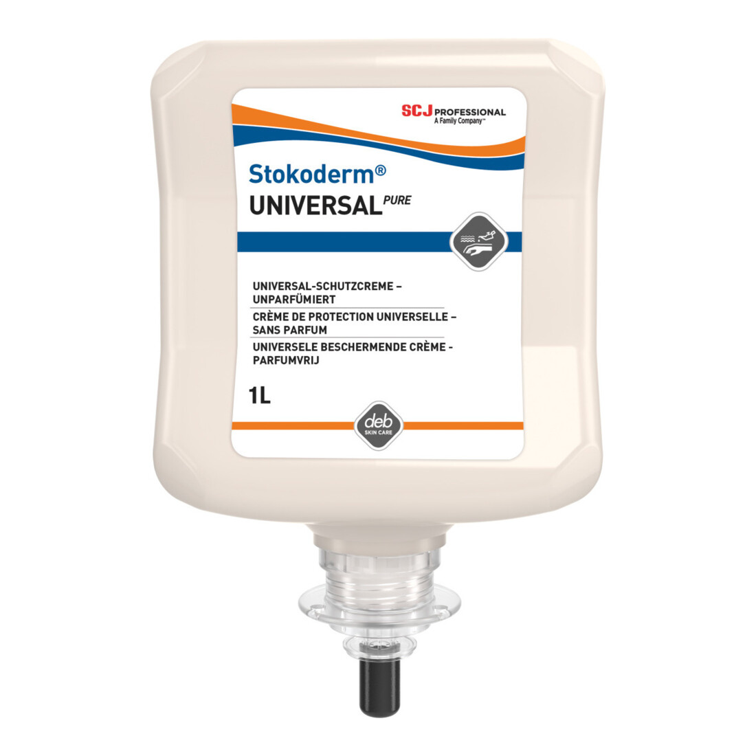 S.C. Johnson Hautschutzcreme Stokoderm Grip PURE, Inhalt: 1000B ml