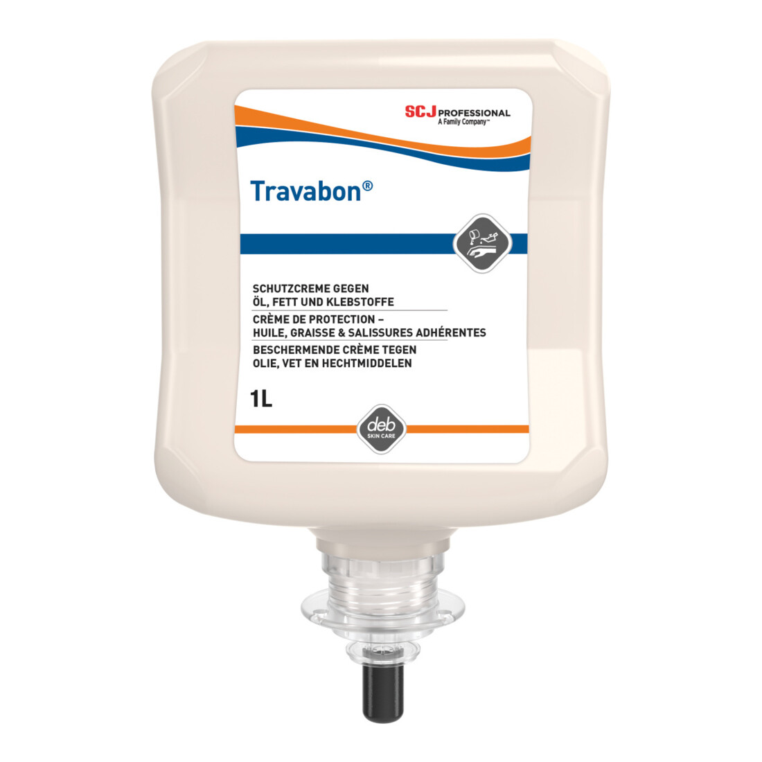S.C. JOHNSON Huidbeschermingscrème Travabon, Inhoud: 1000B ml