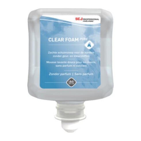 S.C. Johnson Leichte Schaumseife Clear FOAM PURE, Inhalt: 1000B ml