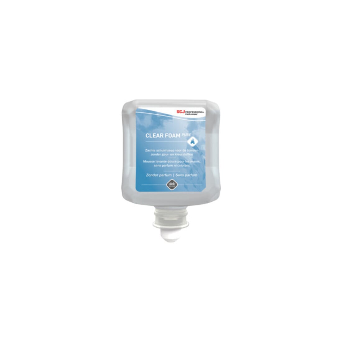S.C. JOHNSON Lichte schuimzeep Clear FOAM PURE, Inhoud: 1000B ml