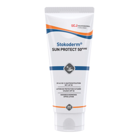 S.C. JOHNSON UV-beschermingscrème Stokoderm Sun Protect 50 PURE, Inhoud: 100 ml