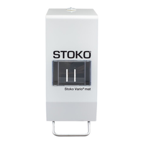 S.C. JOHNSON Vario-dispenser, edelstaal, gecoat, wit Stoko Vario mat, Kleur: WHITE