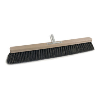 Balai Arenga SOREX avec porte-manche mét.bois plat 24 mm