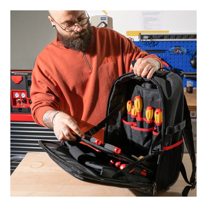 Sac à dos trolley pour outils STIER