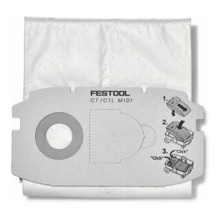 Sac à filtre Festool SELFCLEAN SC FIS-CT MIDI/5