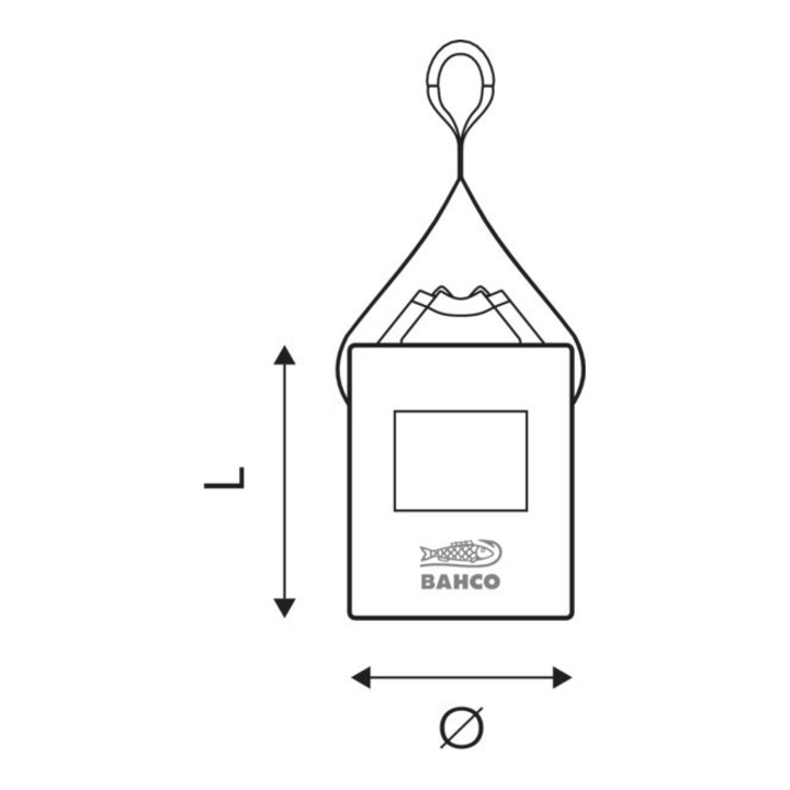 Sac à matériaux E/D/E à suspendre 60 litres